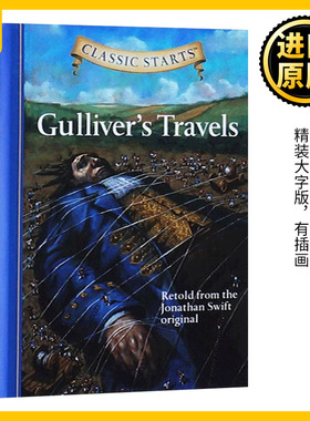 开始读经典 格列佛游记 英文原版 Classic Starts Gulliver's Travels 儿童文学 格列弗格列夫 全英文版正版原著包邮英语书籍