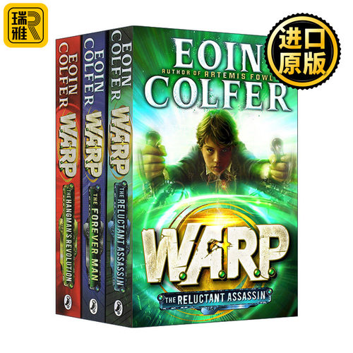 英文原版 W.A.R.P系列3册 Reluctant Assassin/Forever Man/Hangman's Revolution 奇幻冒险小说 阿特米斯作者 Eoin Colfer 英文版