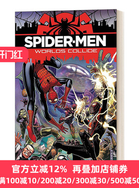 英文原版 Spider-Men Worlds Collide 漫威漫画 蜘蛛侠 世界碰撞 英文版 Brian Michael Bendis 进口英语原版书籍