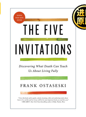 英文原版 Five Invitations 五个邀请 死亡能教会我们如何充分生活 英文版 进口英语原版书籍