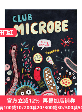 英文原版 Club Microbe 微生物俱乐部 儿童科普 精装 英文版 进口英语原版书籍