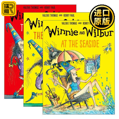 英文原版 女巫温妮魔法绘本3本套装 Winnie and Wilbur 32页大开绘本 英文版 进口英语原版书籍