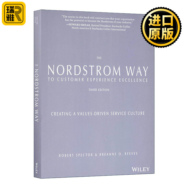 英文原版 The Nordstrom Way to Customer Experience Excellence 如何通过价值观驱动文化来提升客户体验 第3版 进口英语原版书籍