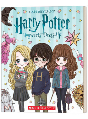 Harry Potter Hogwarts DressUp 哈利波特电影角色道具装扮配饰书 英文原版