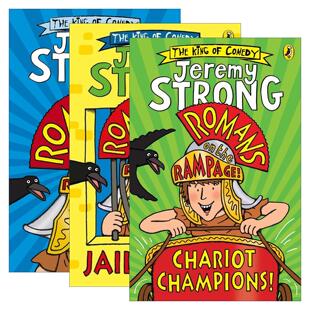 英文原版 Romans on the Rampage 横冲直撞的罗马人1-3册 吉瑞米·斯特朗爆笑儿童小说 英文版 进口英语原版书籍