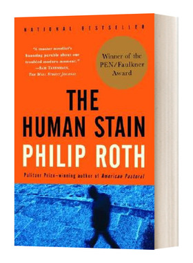 英文原版 The Human Stain A Novel 人性的污点 Philip Roth菲利普·罗斯 英文版 进口英语原版书籍