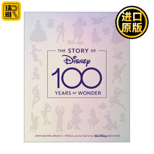 英文原版迪士尼100周年纪念画册