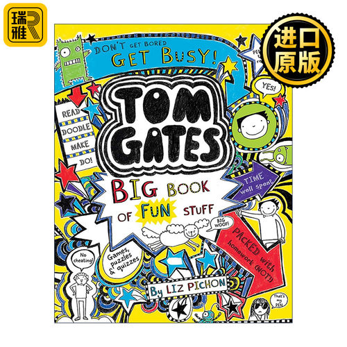 英文原版 Tom Gates Big Book of Fun Stuff 汤姆盖茨 一本有趣的书 英文版 进口英语原版书籍
