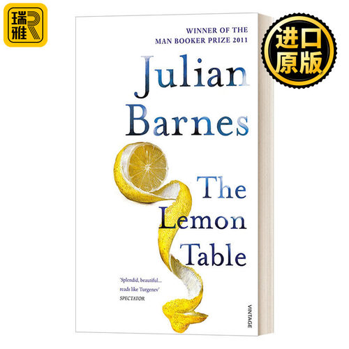 英文原版 The Lemon Table 柠檬桌子 朱利安·巴恩斯 英文版 Julian Barnes 进口英语原版书籍