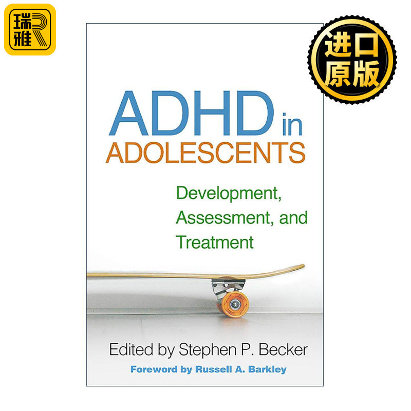 英文原版 ADHD in Adolescents 青少年注意力缺陷多动障碍发展 评估和治疗 精装 英文版 进口英语原版书籍