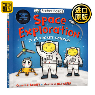 揭秘太空知识 英语书籍 Basher Exploration 英文原版 Space 太空探索 Basics 进口原版 好玩 认知太空科学科普绘本 科学书