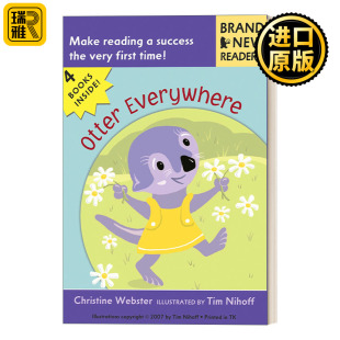 Brand New Readers 英文原版 儿童绘本 Everywhere 水獭无处不在 Readers分级阅读 Otter