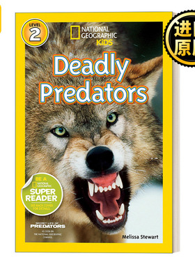 英文原版 National Geographic Kids Readers L2: Deadly Predators 2
