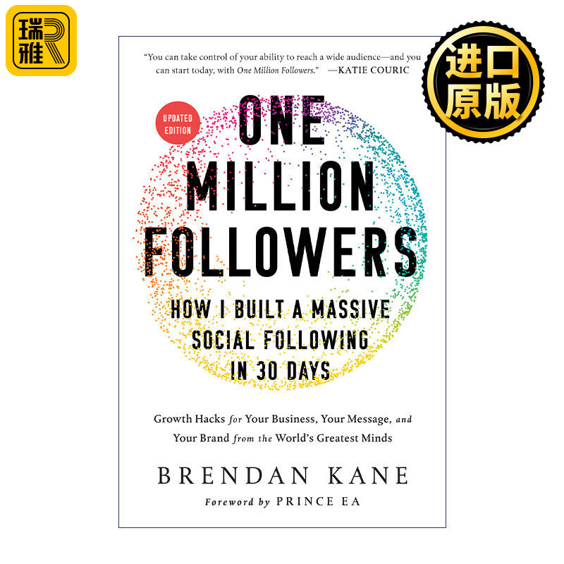 One Million Followers 百万粉丝经营法则 30天3步骤打造社群经济力 更新版 精装 Brendan Kane
