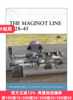 英文原版 The Maginot Line 1928–45 法国马奇诺防线 世界防御要塞系列 英文版 进口英语原版书籍