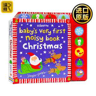 book Babys noisy first Christmas儿童绘本 very