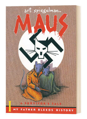 鼠族1 英文原版 Maus I: A Survivor's Tale My Father Bleeds History 全英文版 Art Spiegelman 进口英语书籍