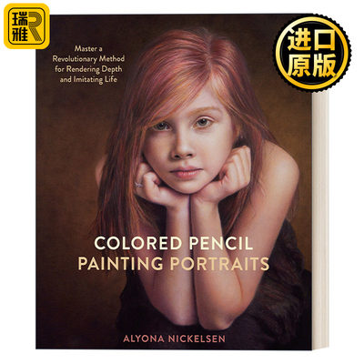 Colored Pencil Painting Portraits Alyona Nickelsen 英文原版