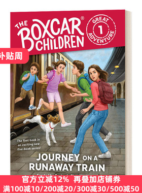 棚车少年伟大冒险系列1 脱轨列车之旅 英文原版 Journey on a Runaway Train 英文版 The Boxcar Children 进口英语原版书籍
