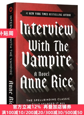 夜访吸血鬼 英文原版 Interview With The Vampire 吸血鬼编年史1 吸血鬼之母 英文版进口同名电影原著小说书 安妮赖斯