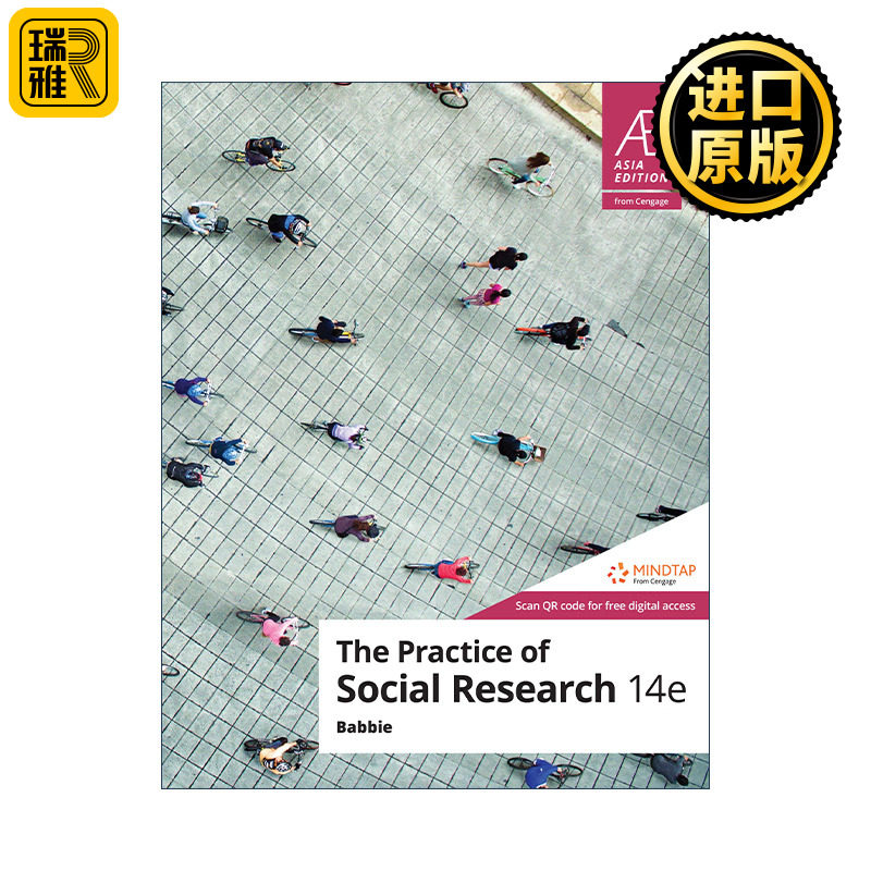 英文原版 The Practice of Social Research 社会研究方法 第14版 社会学家艾尔巴比 美国大学通用教材 英文版 进口英语原版书籍