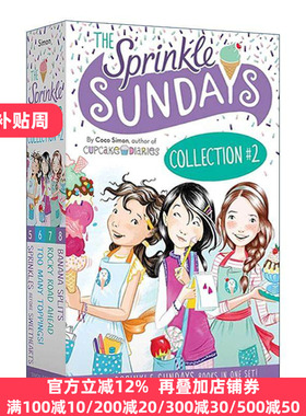 英文原版 The Sprinkle Sundays Collection 2 周末甜蜜日5-8册盒装 青少年友谊小说 英文版 进口英语原版书籍