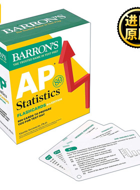 AP Statistics Flashcards  巴朗AP统计学闪卡 第5版 带环扣