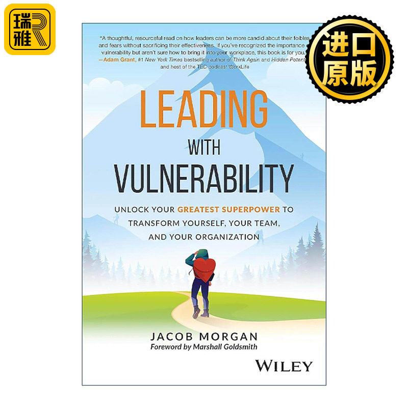 英文原版 Leading with Vulnerability 以脆弱为引领 释放你强大的超能力 重塑自我 团队与组织 精装 英文版 进口英语原版书籍