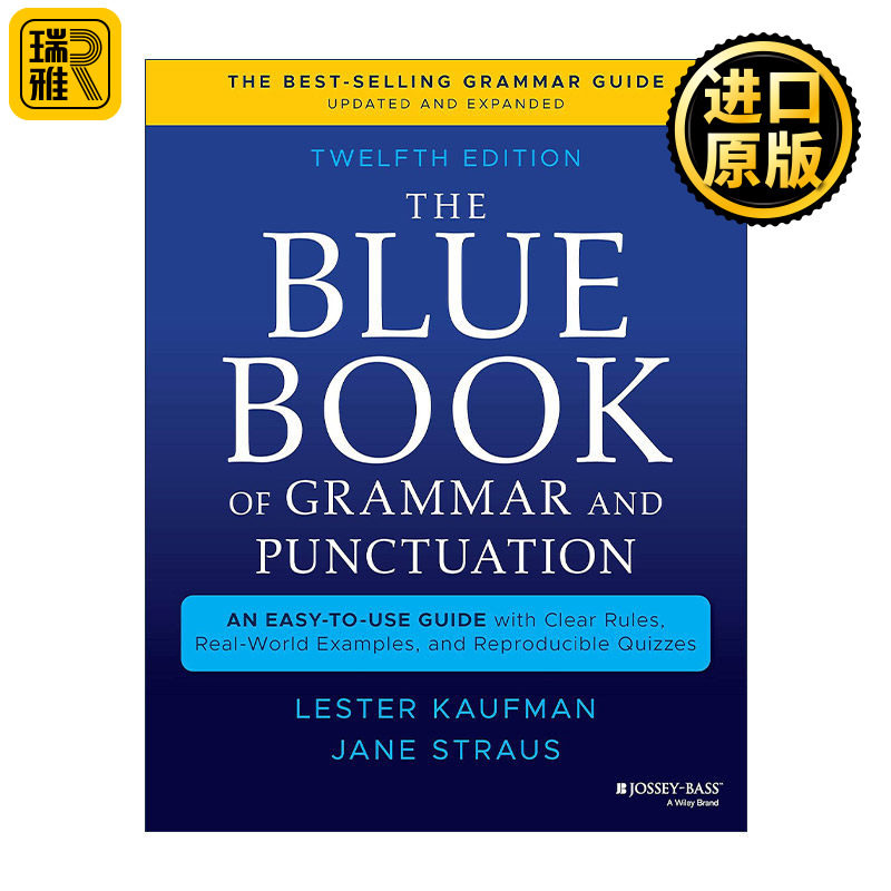 英文原版 The Blue Book of Grammar and Punctuation 语法与标点蓝皮书 第12版 英文版 进口英语原版书籍