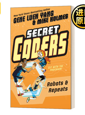 Secret Coders: Robots & Repeats 秘密编程者：机器人和重复 小学科学漫画