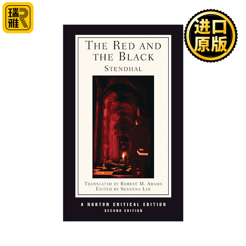 正版 The Red and the Black 红与黑 第二版 诺顿文学解读系列Norton Critical Edition 英文原版 进口英语书籍