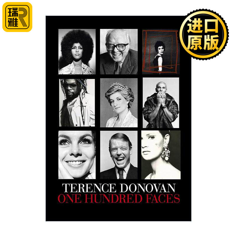 英文原版 Terence Donovan One Hundred Faces 特伦斯·多诺万 一百张脸 人物肖像摄影作品集精装 英文版 进口英语原版书籍