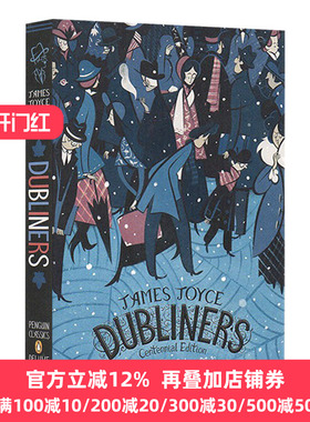 都柏林人 企鹅经典豪华毛边版 英文原版 Dubliners 詹姆斯 乔伊斯 全英文版 James Joyce 进口原版英语书籍
