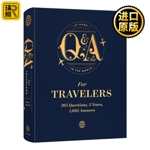 英文原版 Q&A a Day for Travelers 365 Questions 3 Years 1 095 Answers 每日问答 365个问题3年1095个答案 英文版 进口英语书籍