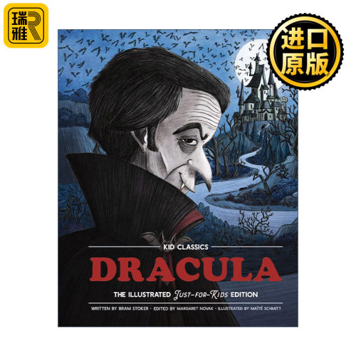 英文原版 Dracula 德古拉 儿童经典系列 精装彩色插图版 英文版 进口英语原版书籍