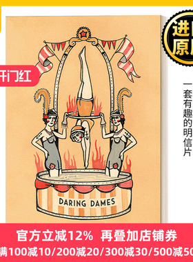 英文原版 Daring Dames: A Kyler Martz Postcard Set Kyler Martz