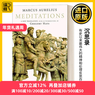 英文原版 Meditations A New Translation 沉思录 兰登书屋现代图书馆精装收藏版 Marcus Aurelius 英文版 进口英语原版书籍