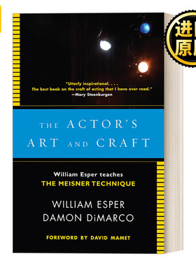 英文原版 The Actor's Art and Craft William Esper
