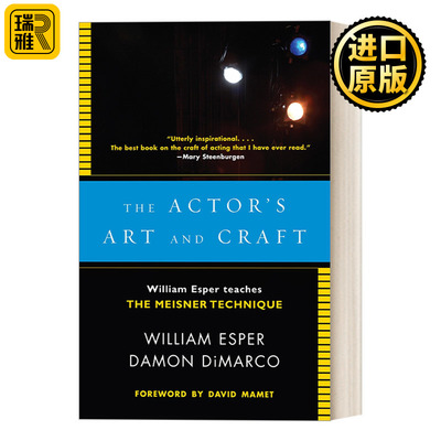 英文原版 The Actor's Art and Craft William Esper