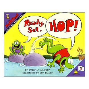 英文原版 Mathstart Level 3 Ready Set Hop 数学启蒙绘本3级 英文版 进口英语原版书籍