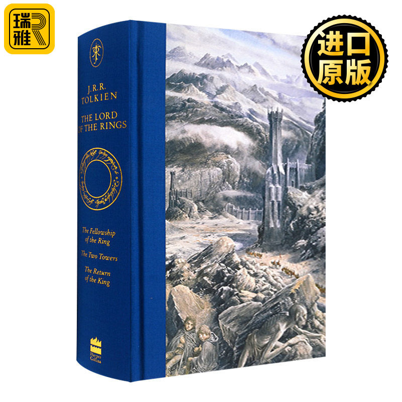指环王魔戒三部曲 精装周年纪念版 英文原版 the lord of the rings 经典影视原著托尔金史诗奇幻小说 全英文版进口原版英语书籍