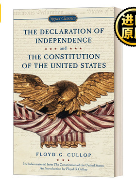 英文原版 The Declaration of Independence and Constitution of the United States 独立宣言与美国宪法 英文版 进口英语原版书