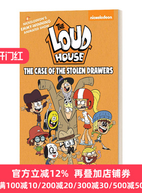 英文原版 The Loud House #12 The Case of the Stolen Drawers 喧闹一家亲12 抽屉被盗案12 英文版 进口英语原版书籍