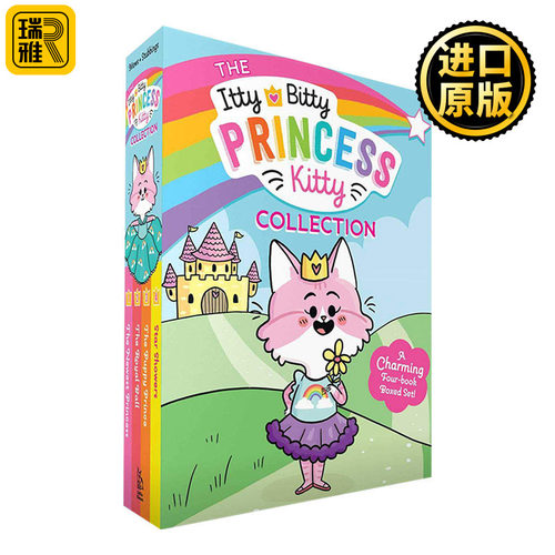 小猫公主系列1-4盒装英文原版