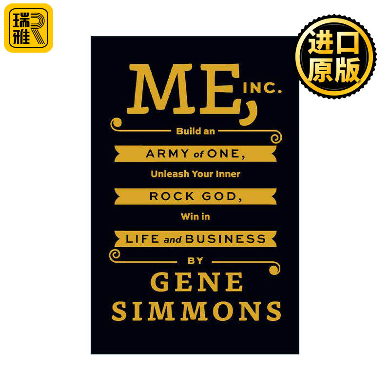 英文原版 Me Inc 做自己 精装 KISS乐队的主唱及贝斯手Gene Simmons 英文版 进口英语原版书籍