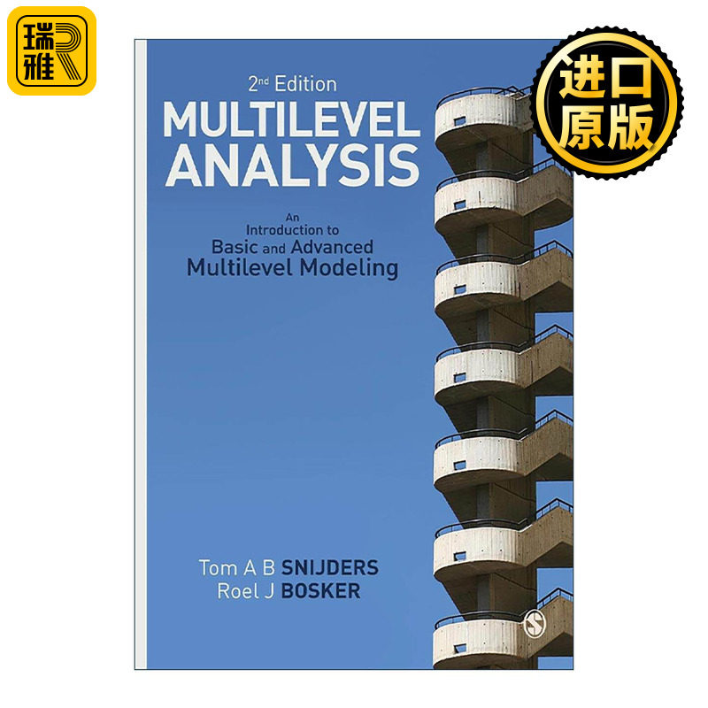 英文原版 Multilevel Analysis 多层次分析 基础及进阶多层次模型导读 英文版 进口英语原版书籍