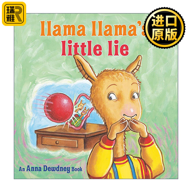 英文原版 Llama Llamas Little Lie 羊驼拉玛 小小的谎言 学会诚实 儿童经典精装绘本 安娜·杜德尼 英文版 进口英语原版书籍