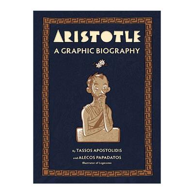 英文原版 Aristotle 亚里士多德传 精装漫画版 塔索斯·阿帕斯托利迪斯 英文版 进口英语原版书籍