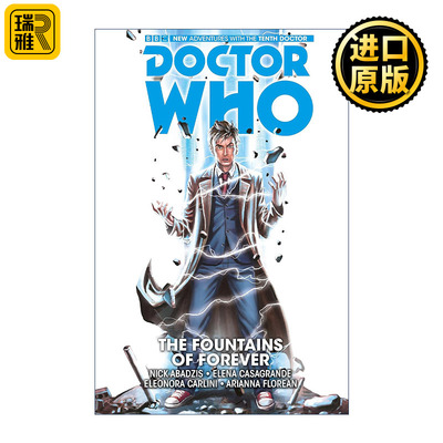 英文原版 Doctor Who The Tenth Doctor Vol. 3 The Fountains of Forever 神秘博士漫画第十任博士系列卷三永恒之泉进口英语书籍