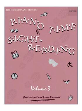英文原版 Piano Time Sightreading Book 3 牛津钢琴时光 乐符识别视奏技巧3 ABRSM英皇考级钢琴启蒙教材 英文版 进口英语原版书籍